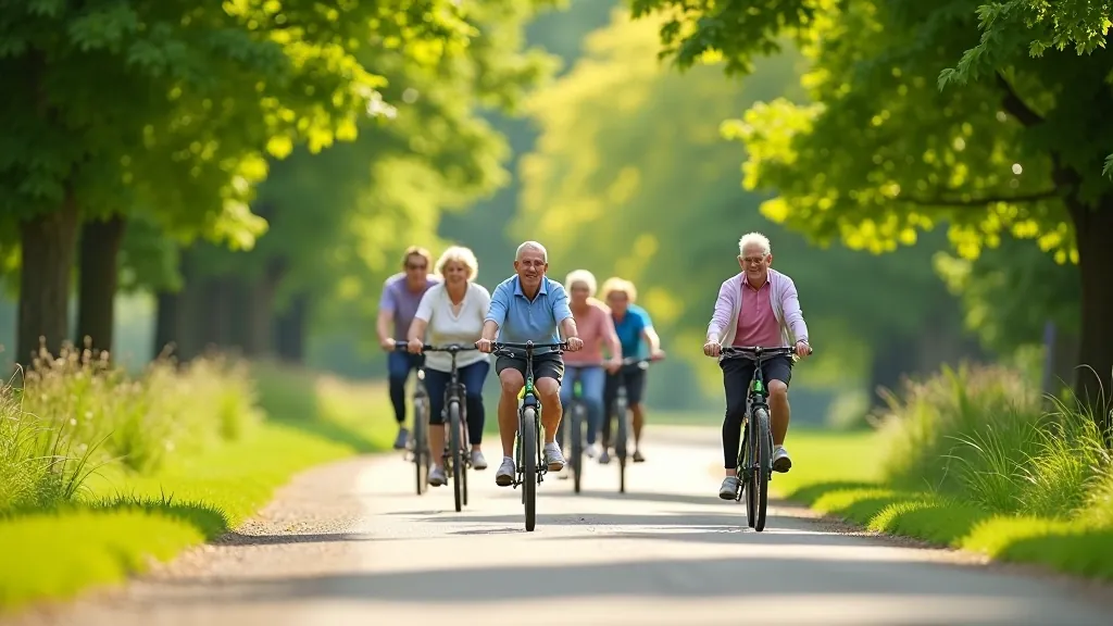 Guided group cycling on the Barrow towpath